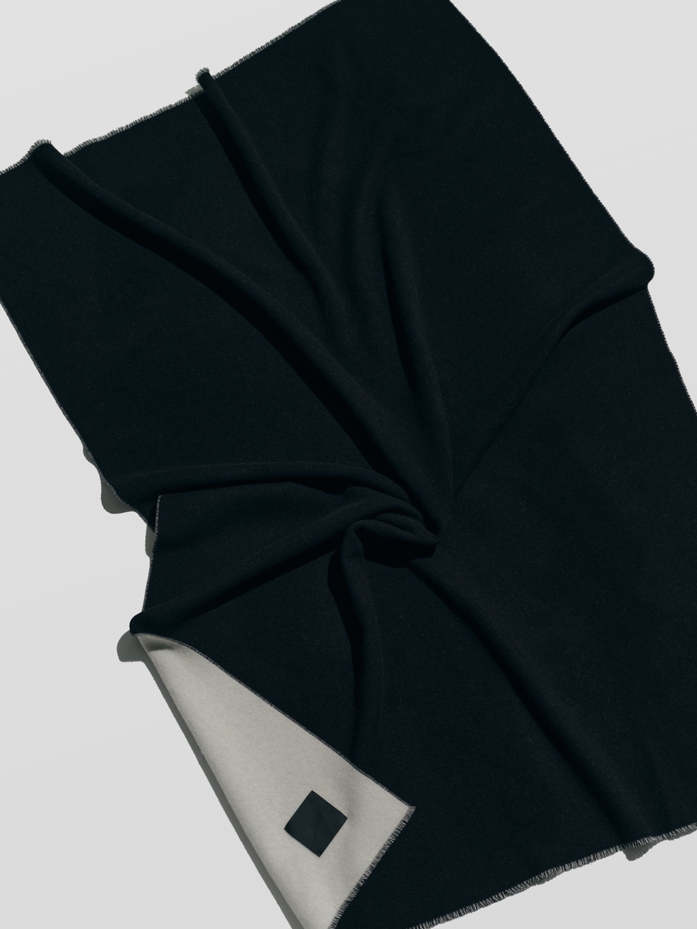 Blanket, offwhite/black