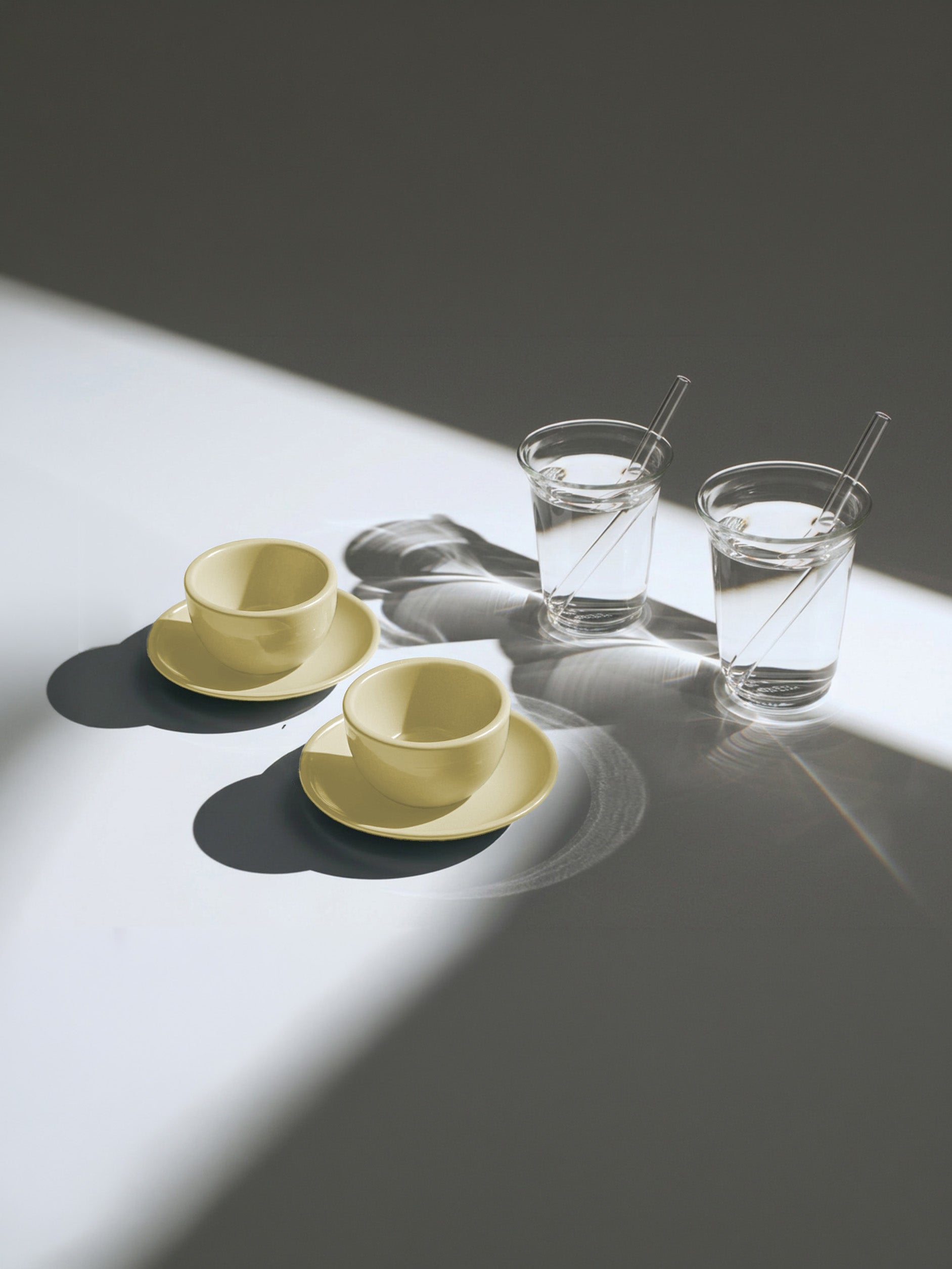 Mini Cold Cups, set of 2 + Espresso, butter, set of 2