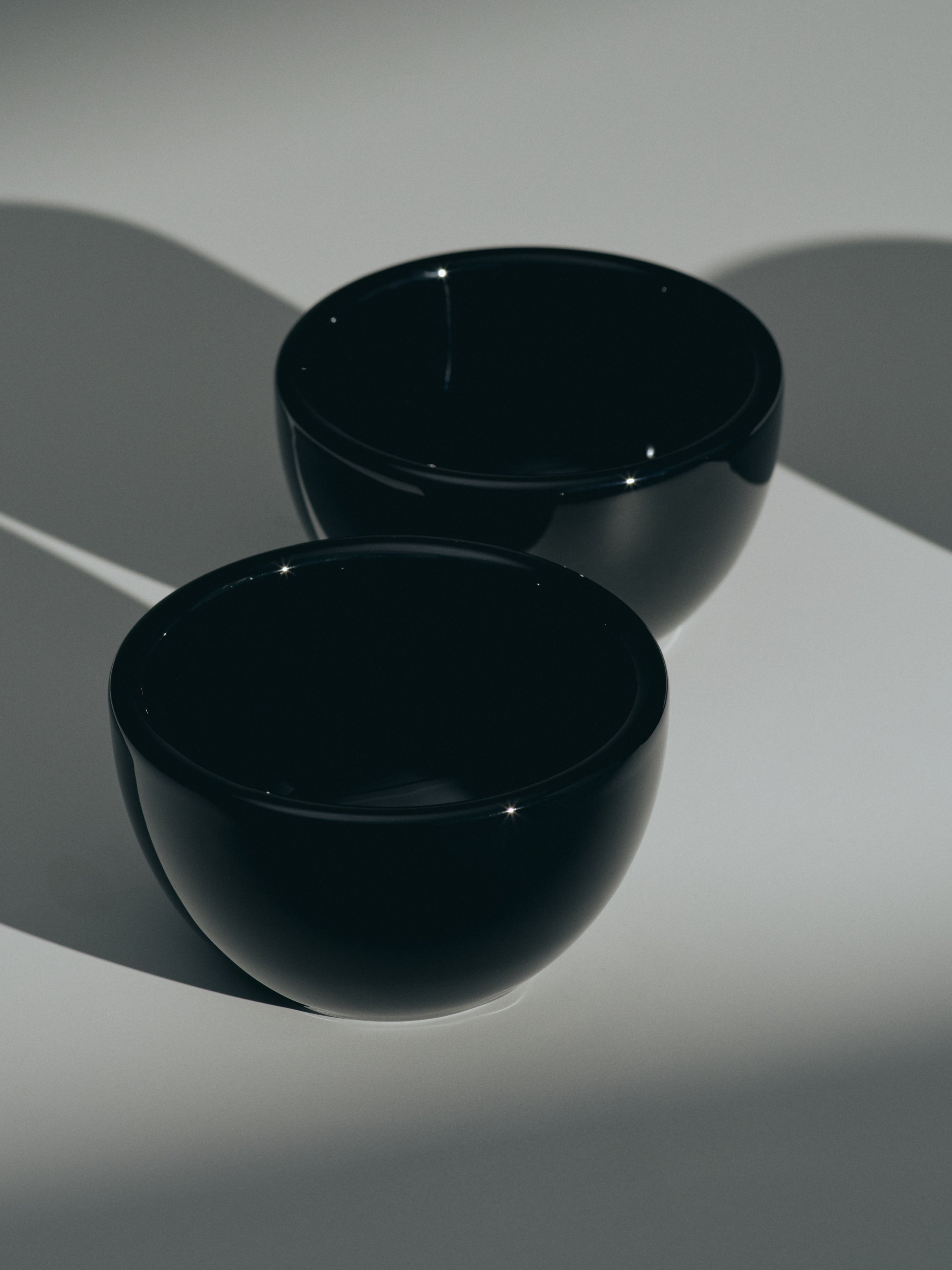 Mini Cold Cups, set of 2 + Cappuccino, black, set of 2