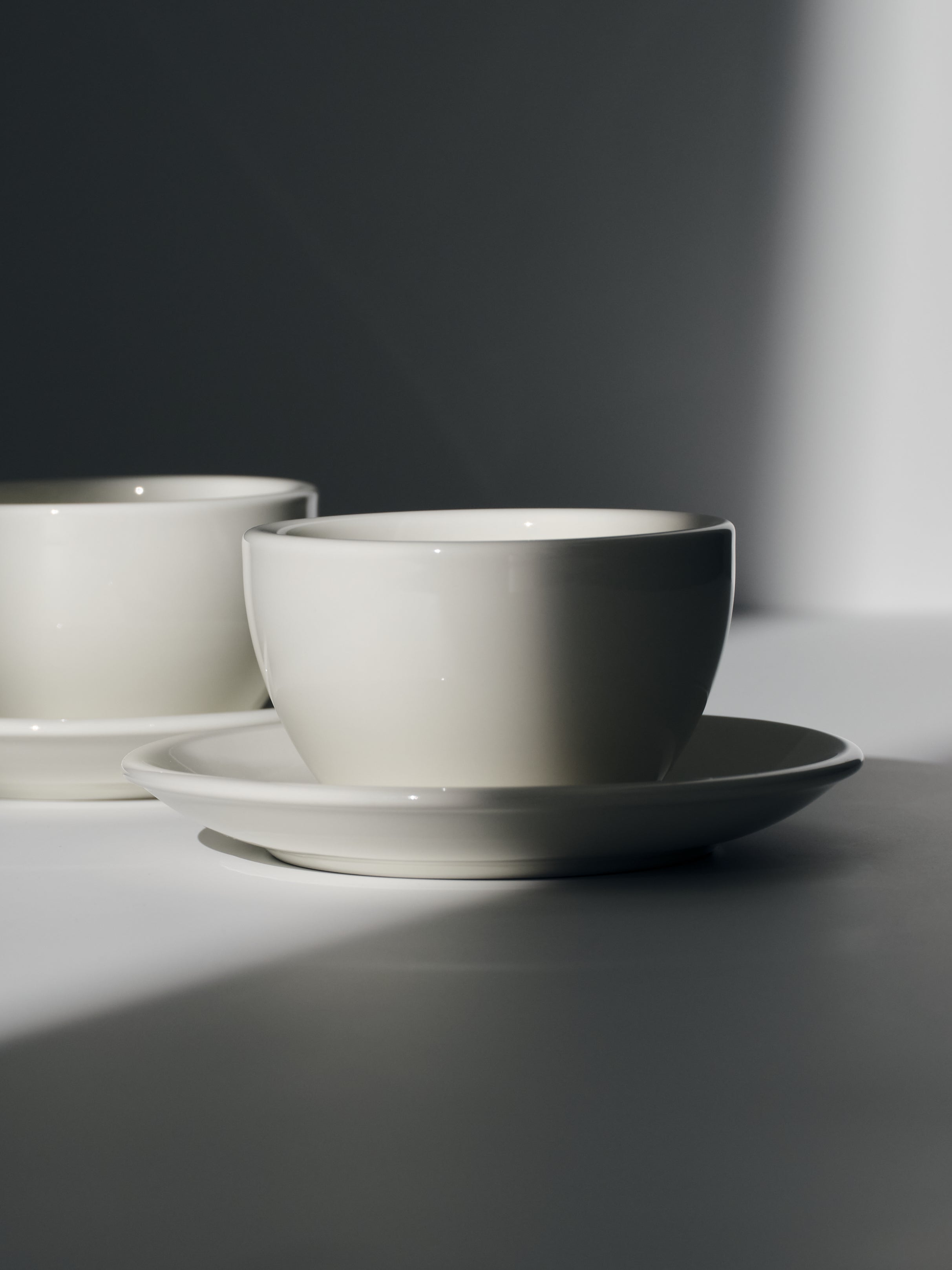 Coffee Bundle, Cappuccino + Espresso, creamwhite, 2x set of 2