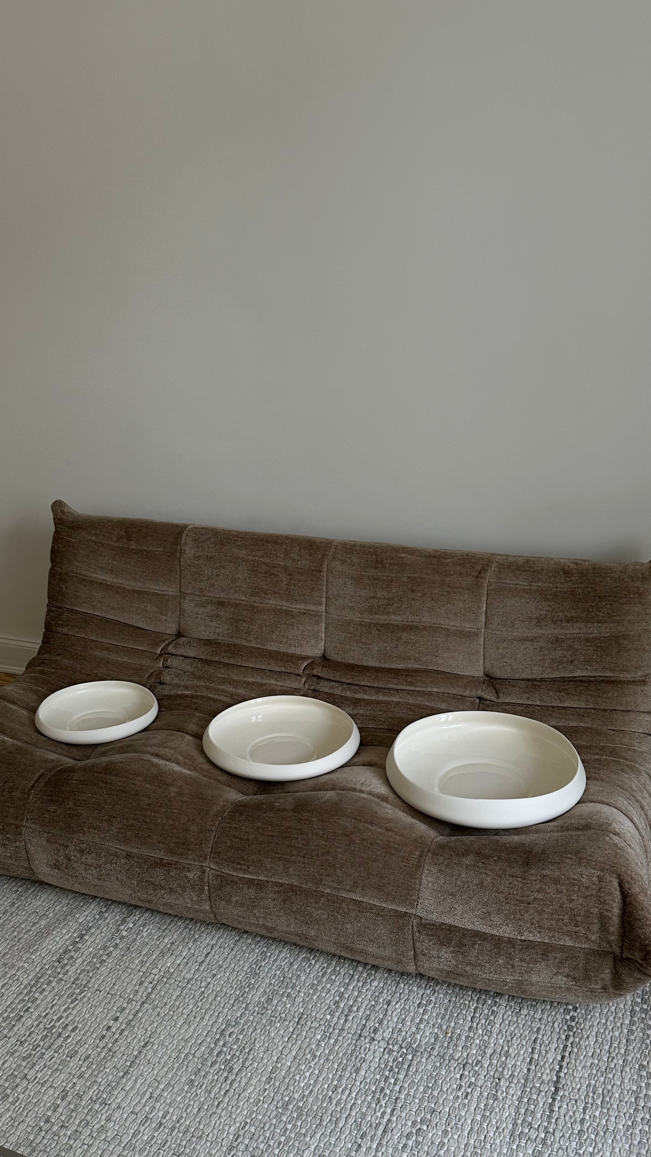 Centerpiece Set (All 3 sizes), small + medium + large, offwhite