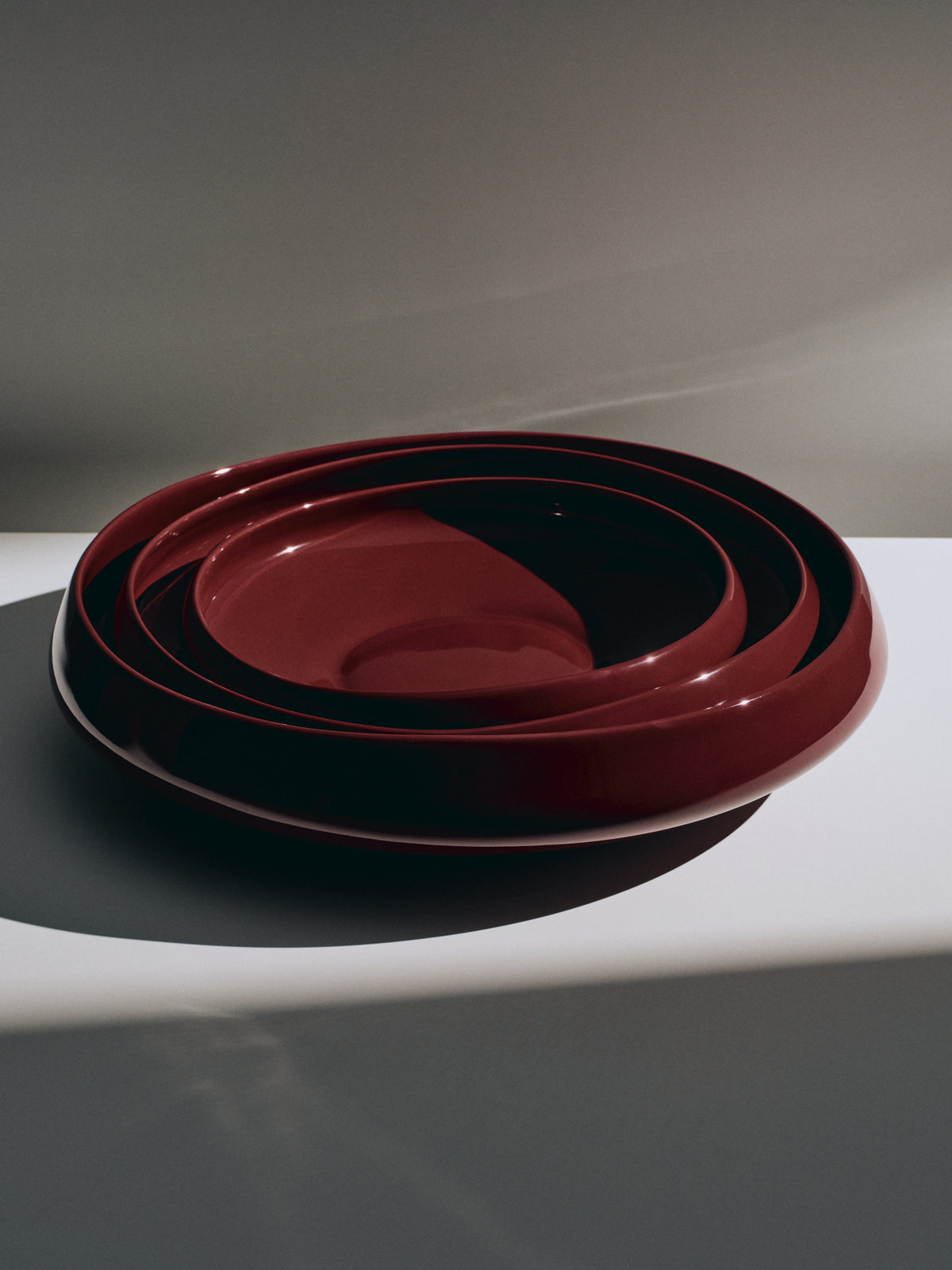 Centerpiece Set, burgundy, all 3 sizes