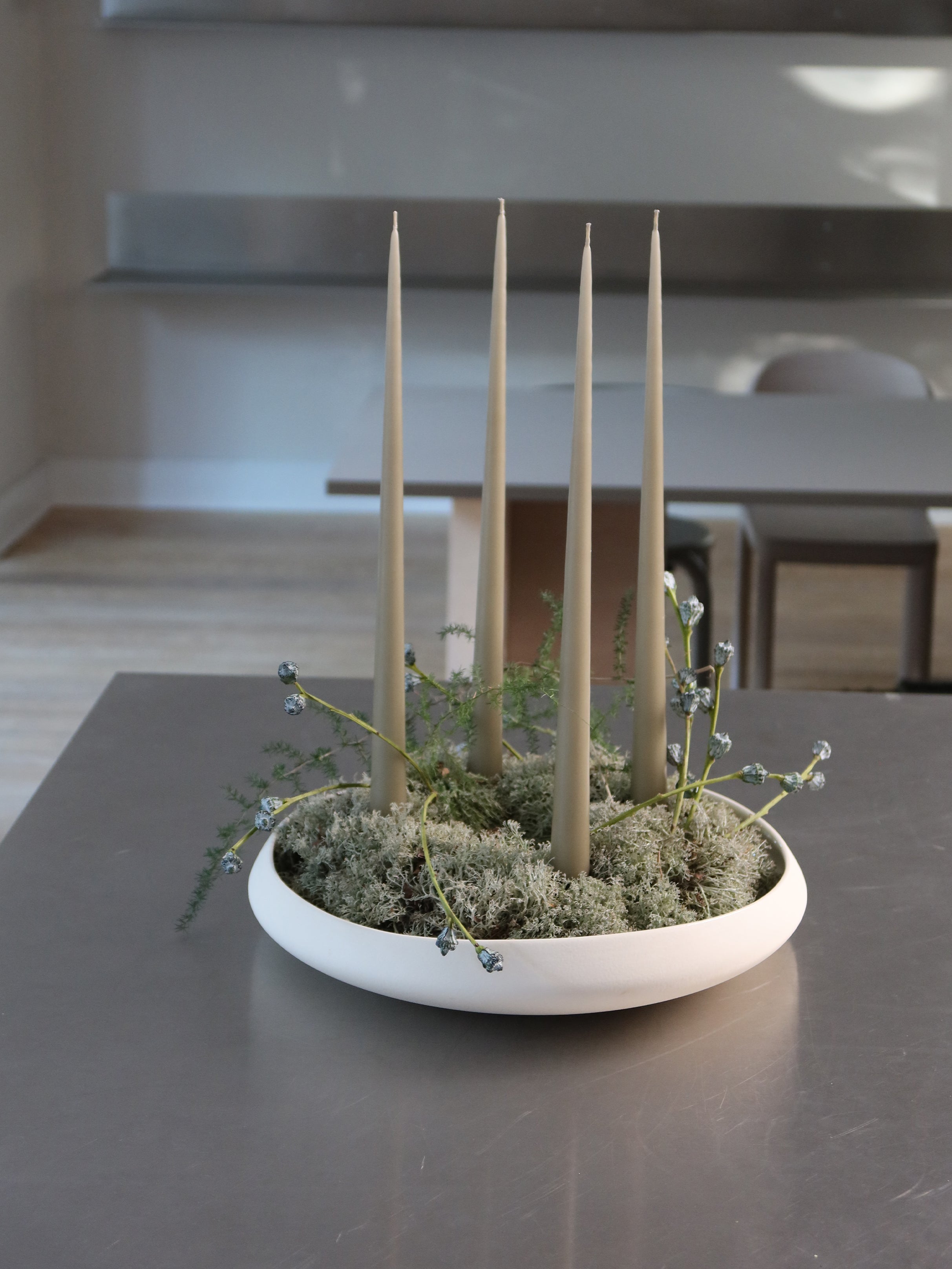 Centerpiece medium, offwhite