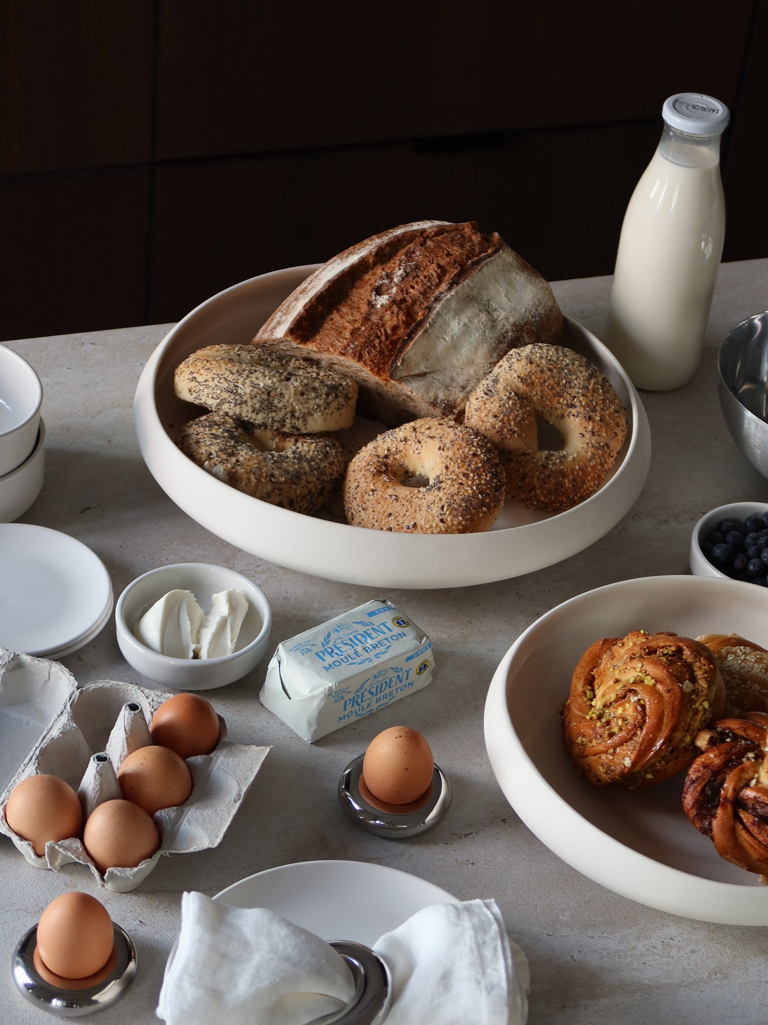 Centerpiece medium, offwhite