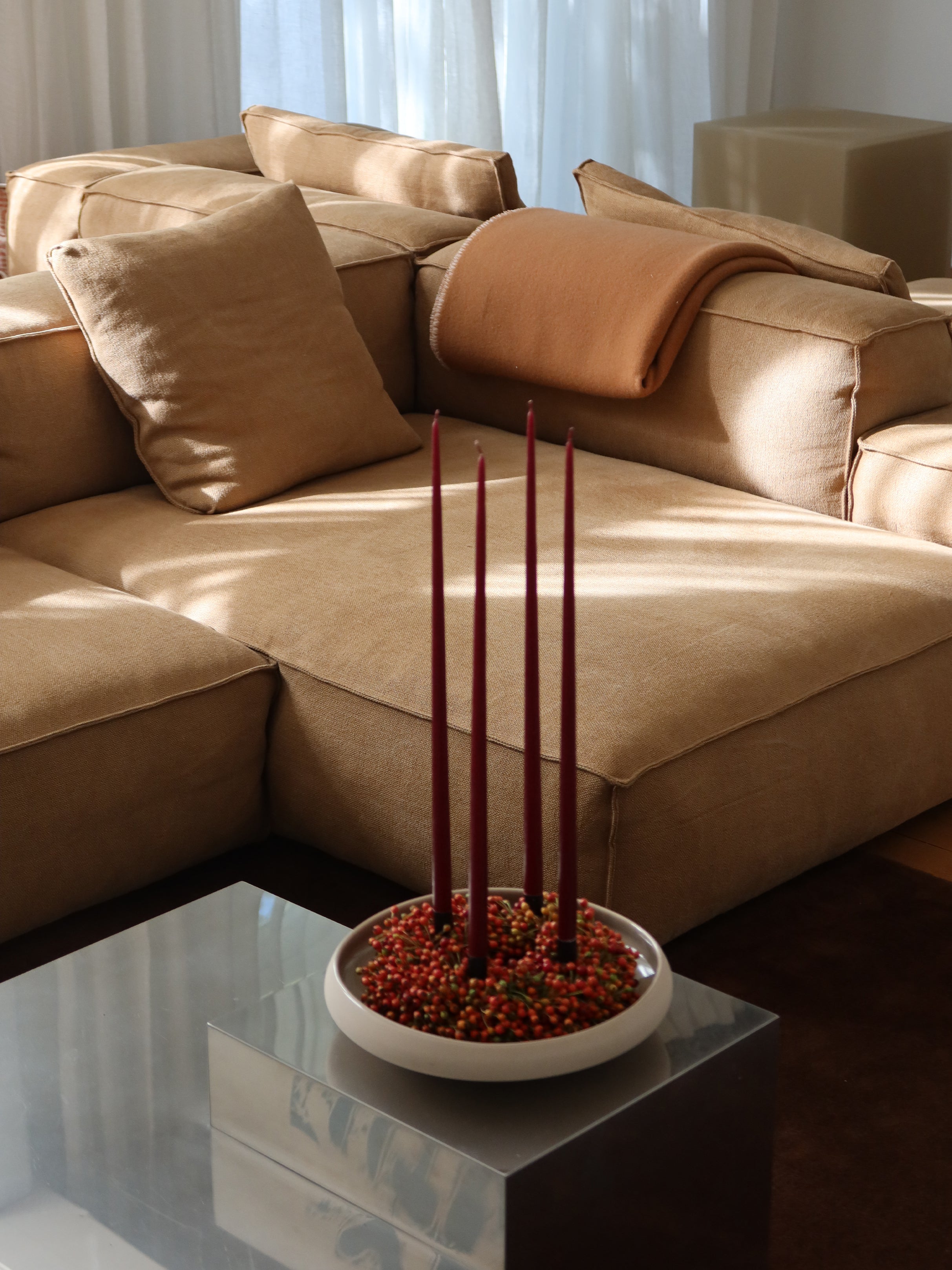 Centerpiece small, beige