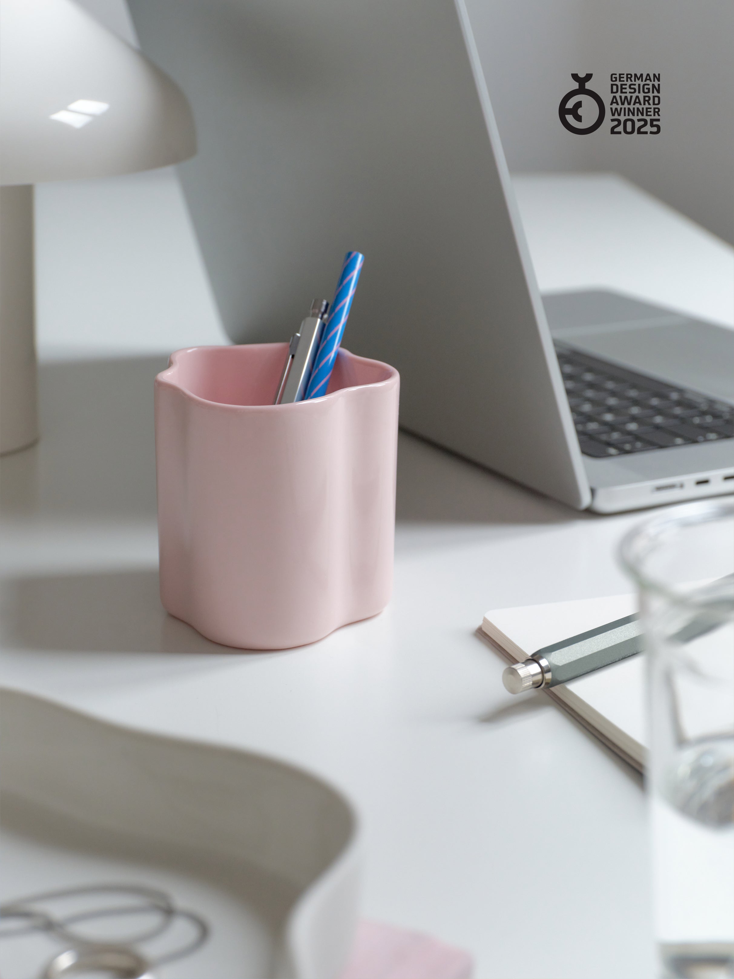Cloud Jar Set (2 sizes), small + medium, milky pink