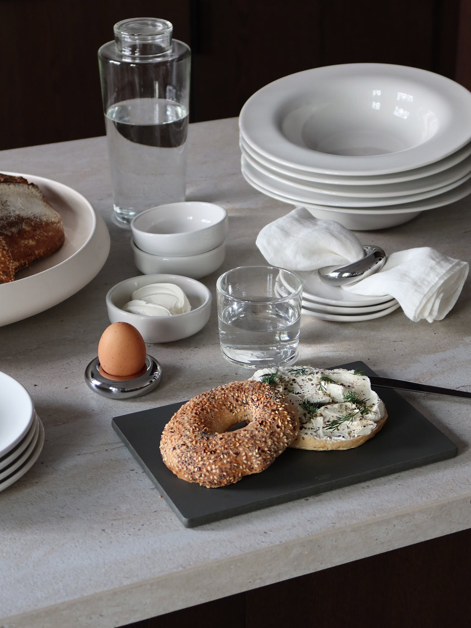 Cutting Board small, grey