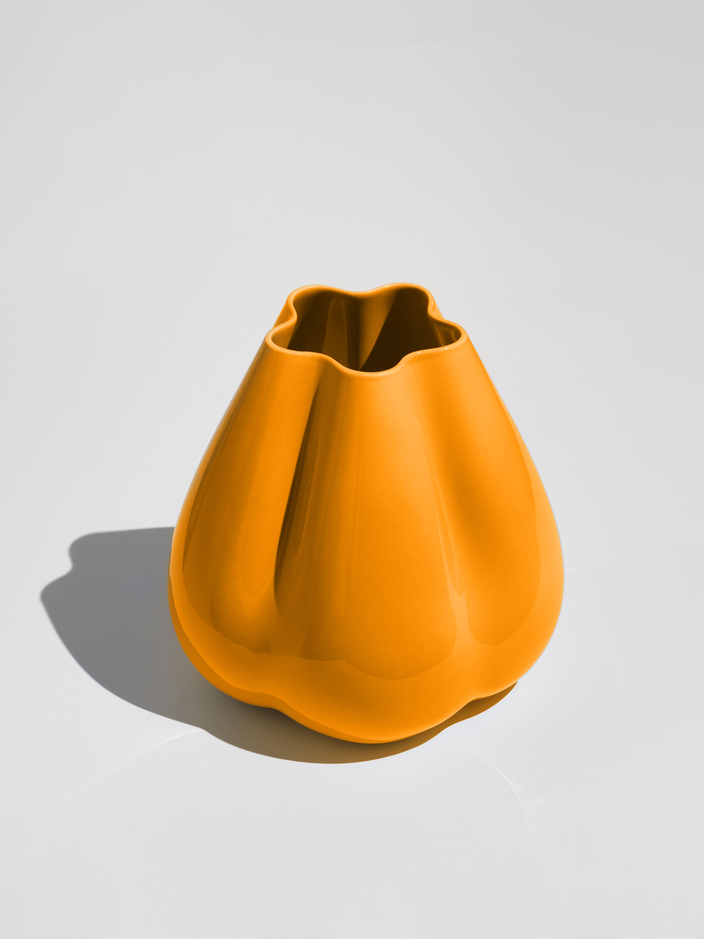 Dumpling Vase, orange