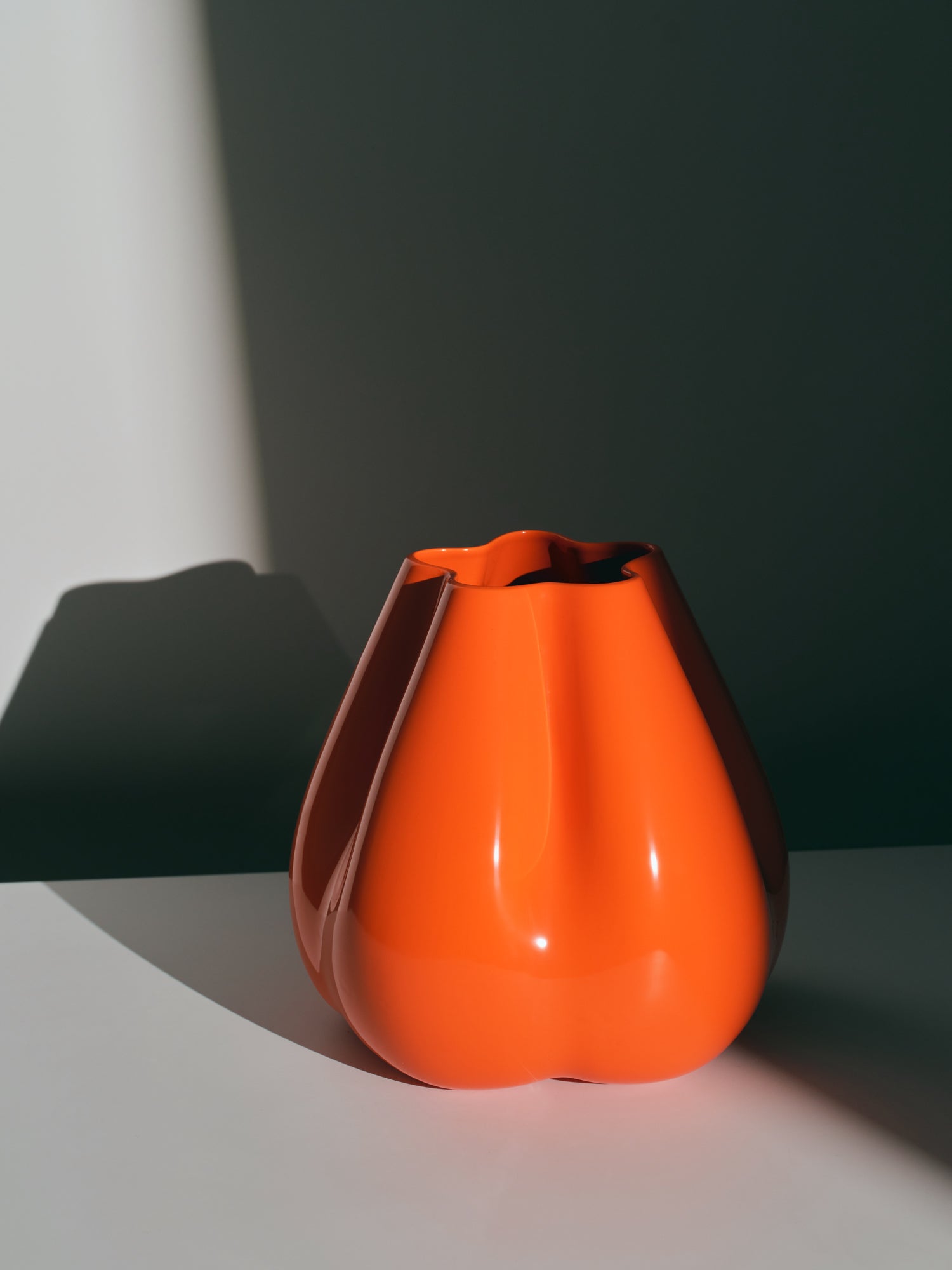 Dumpling Vase, orange