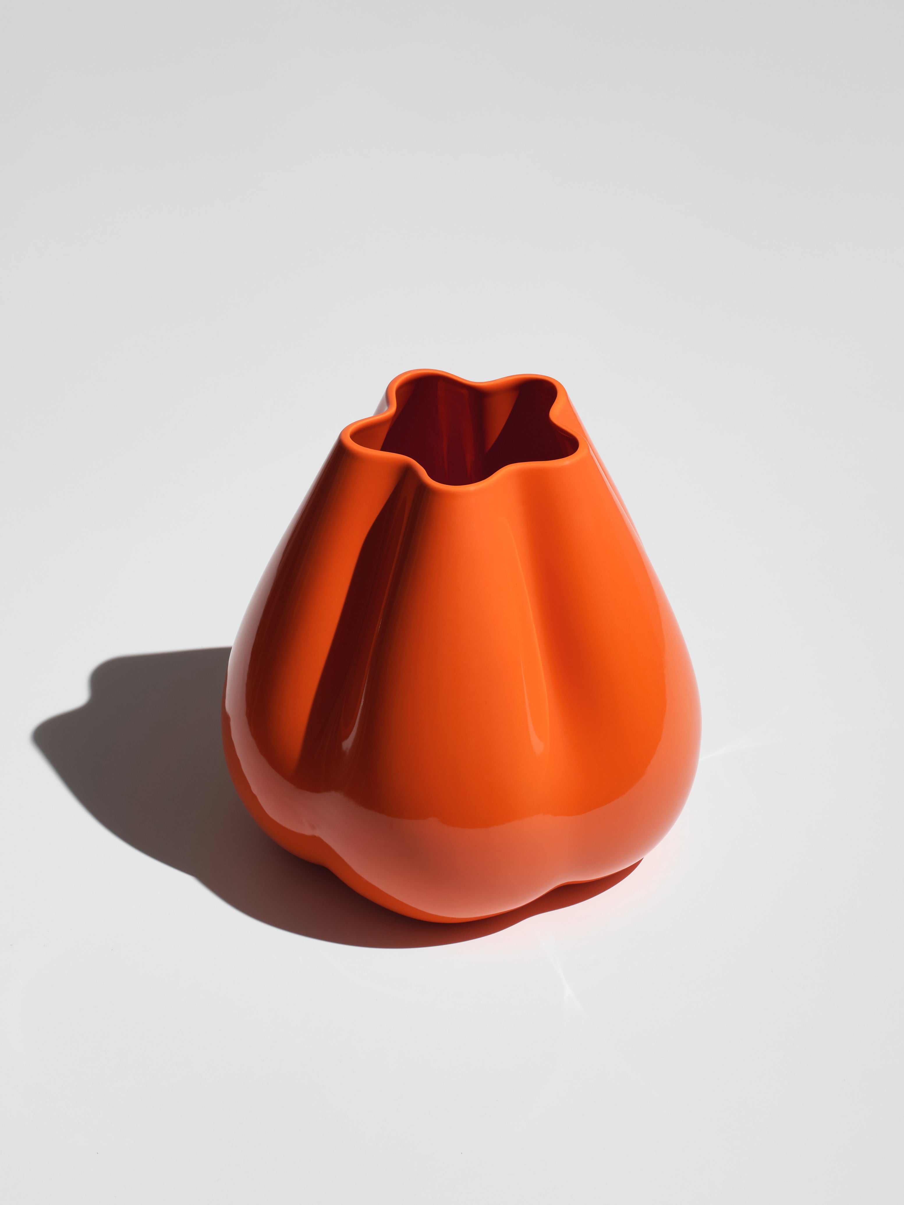 Dumpling Vase, orange