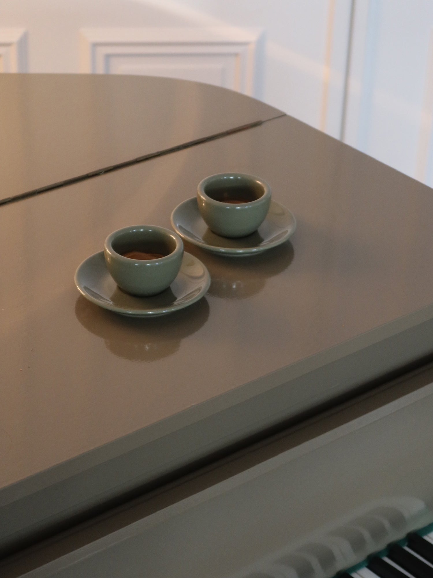 Espresso, forestis green, set of 2