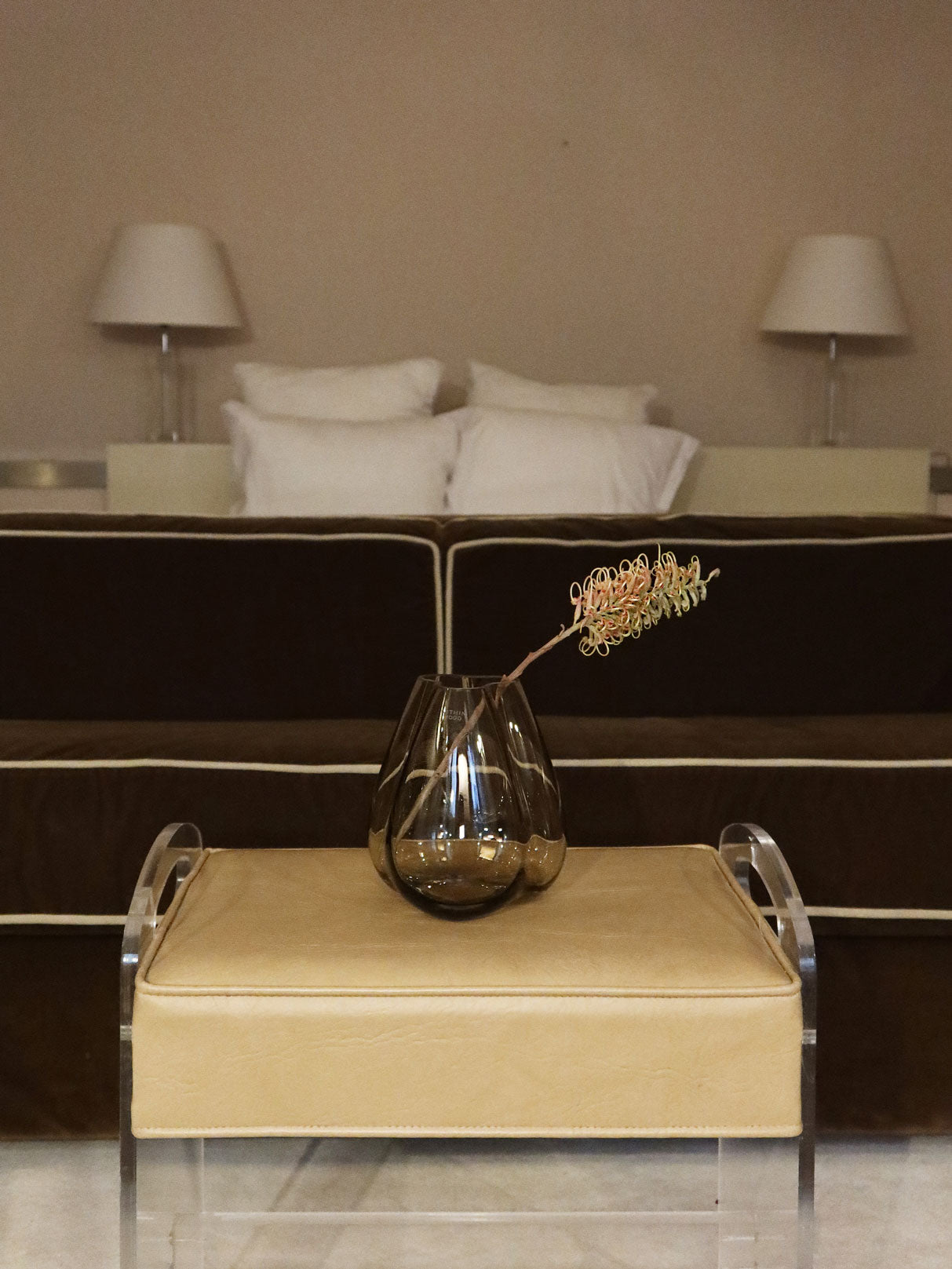 Mini Tulip Vase, brown