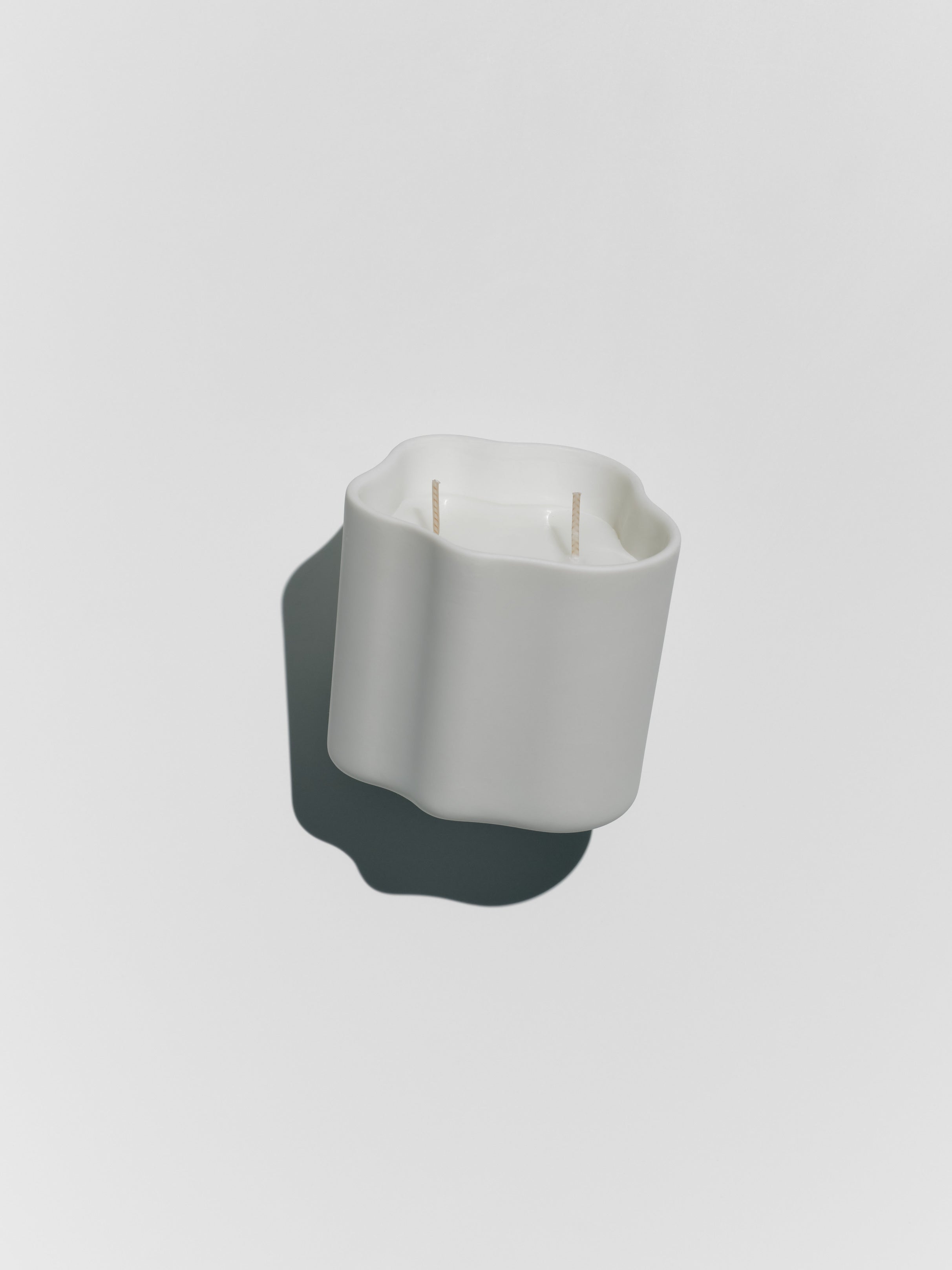 Cloud Candle small, white