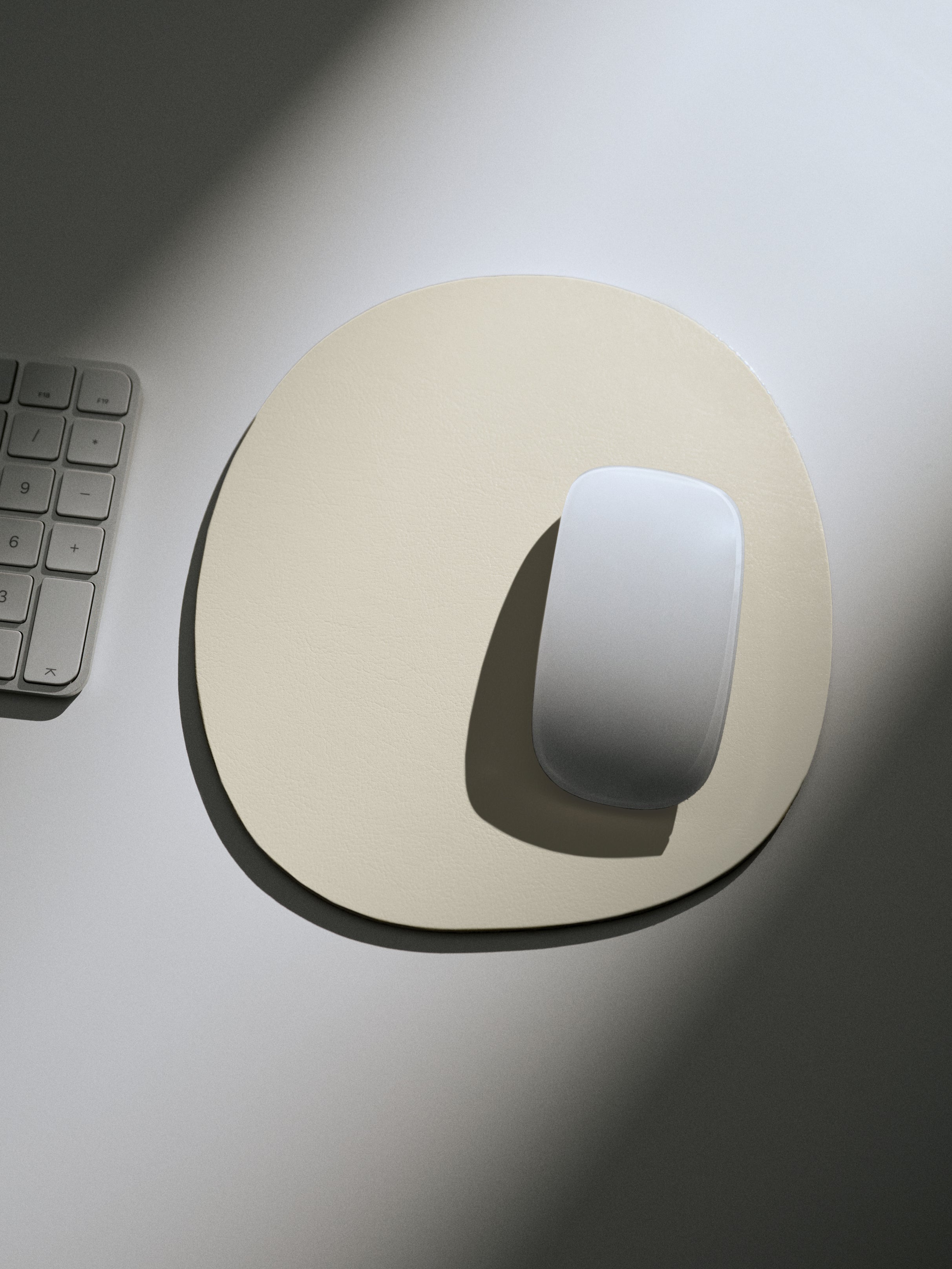 Mousepad, cream white