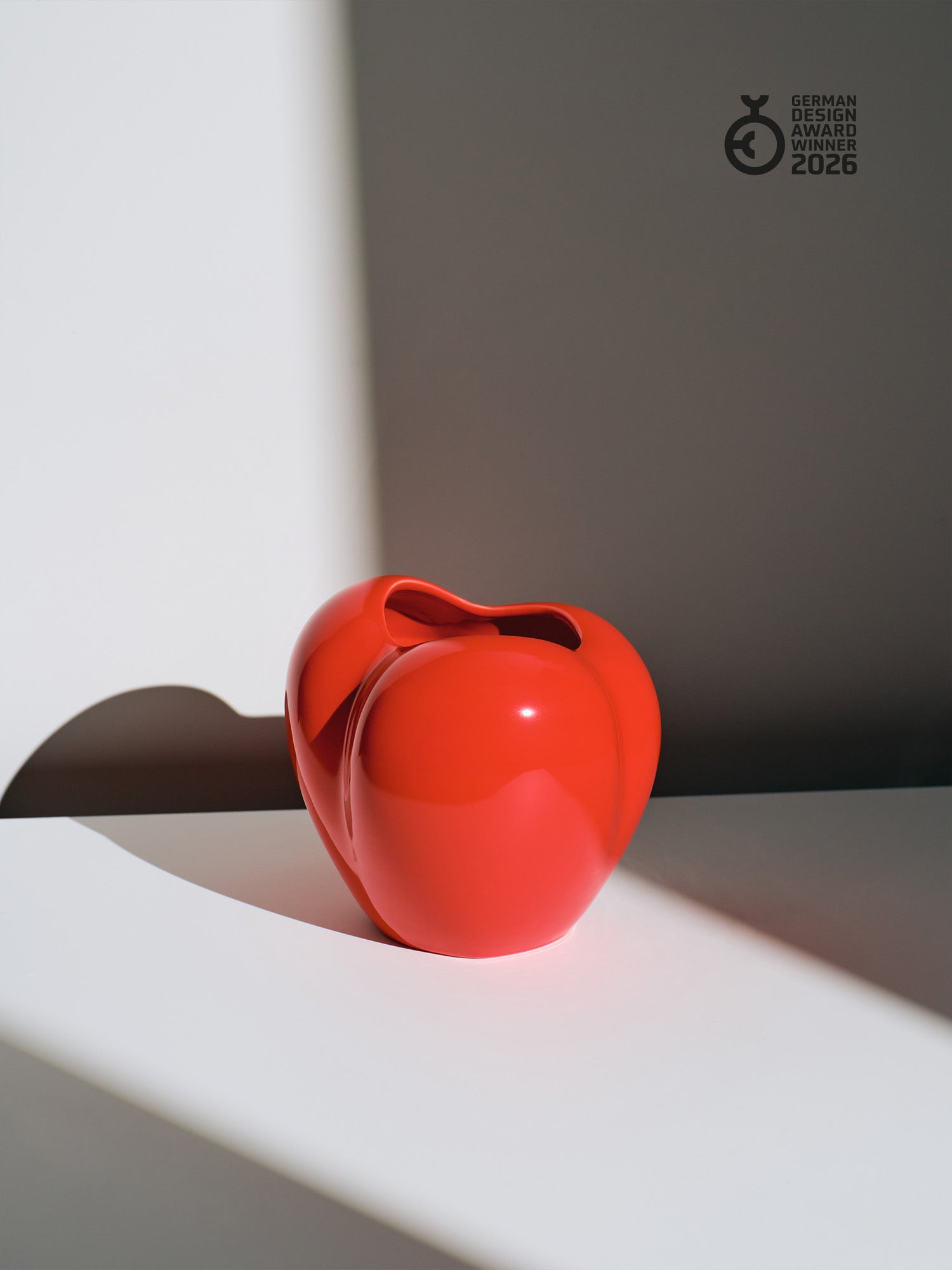 Poppy Vase Bundle, large + mini, hot chili