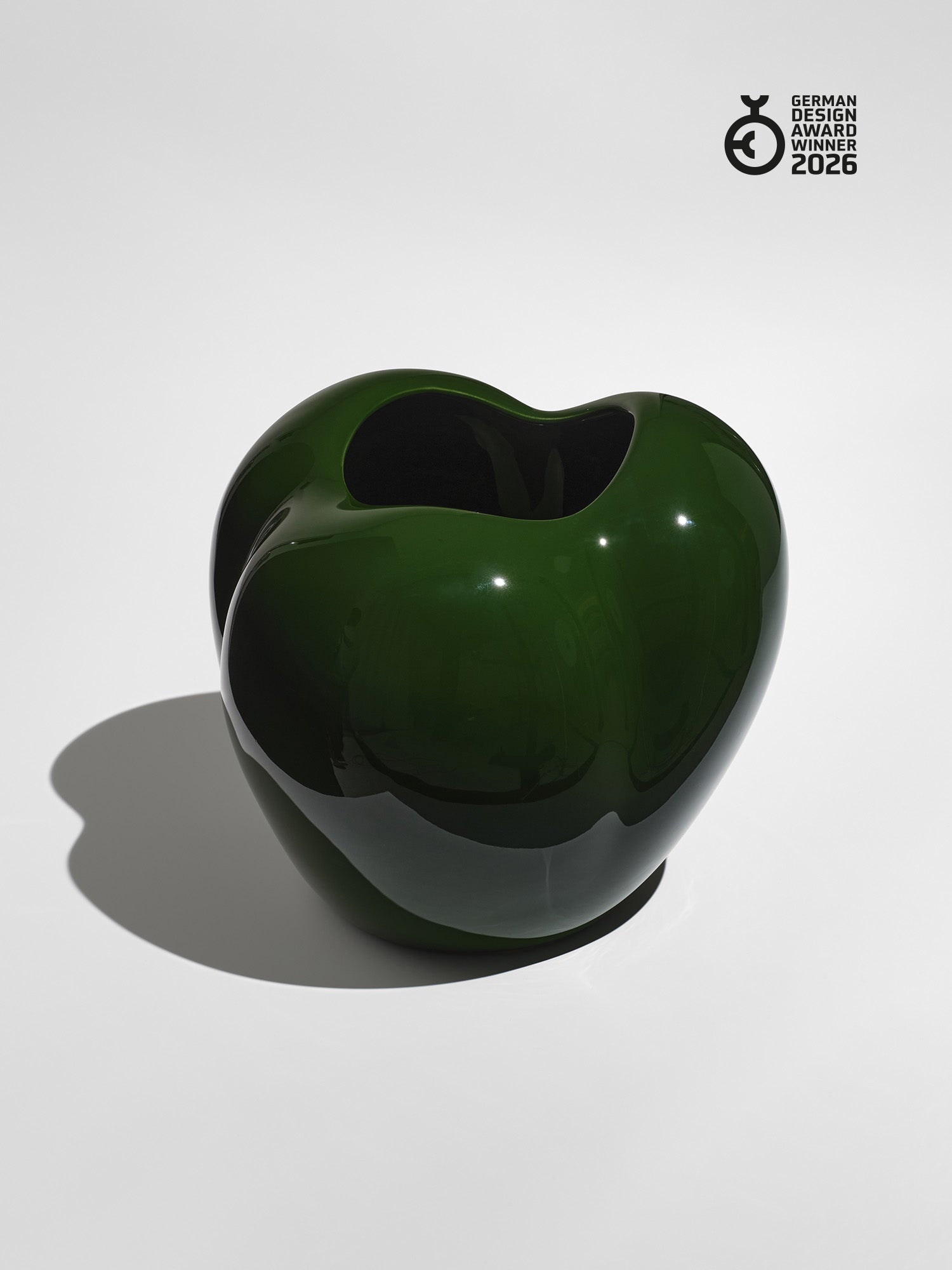 Poppy Vase, racing green