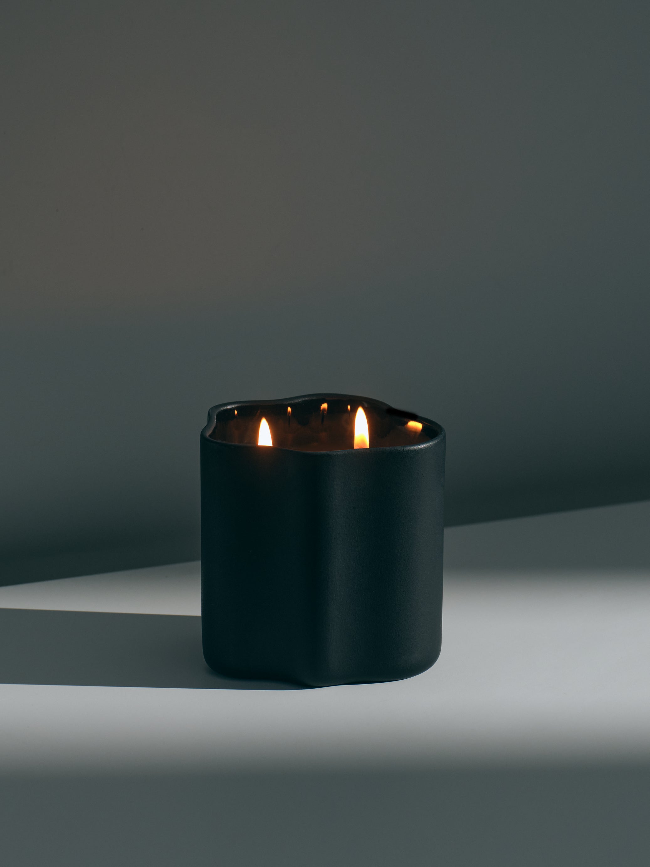 Cloud Candle small, black