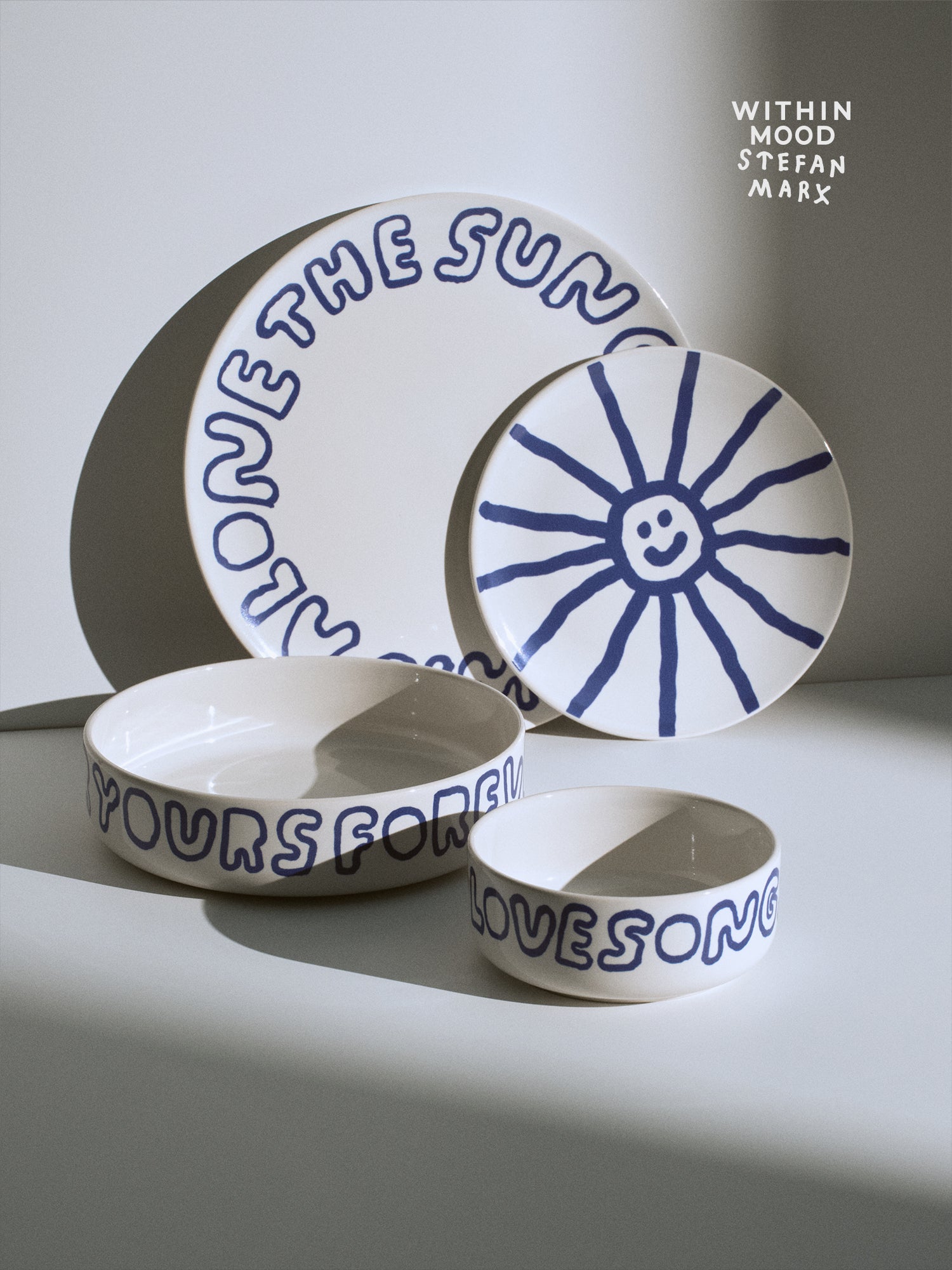 Tableware Set, Stefan Marx Ed., 4 pieces