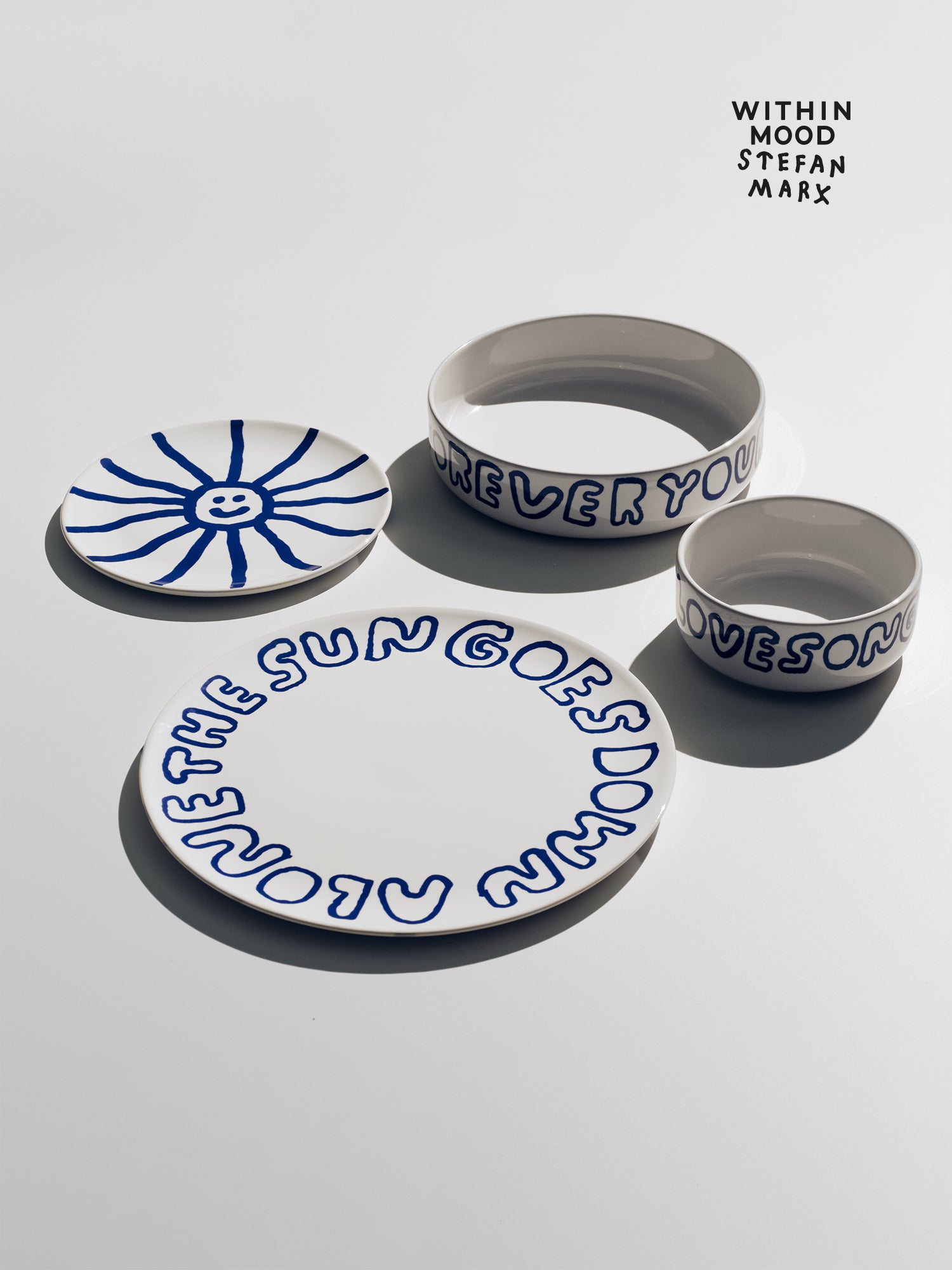Tableware Set, Stefan Marx Ed., 4 pieces
