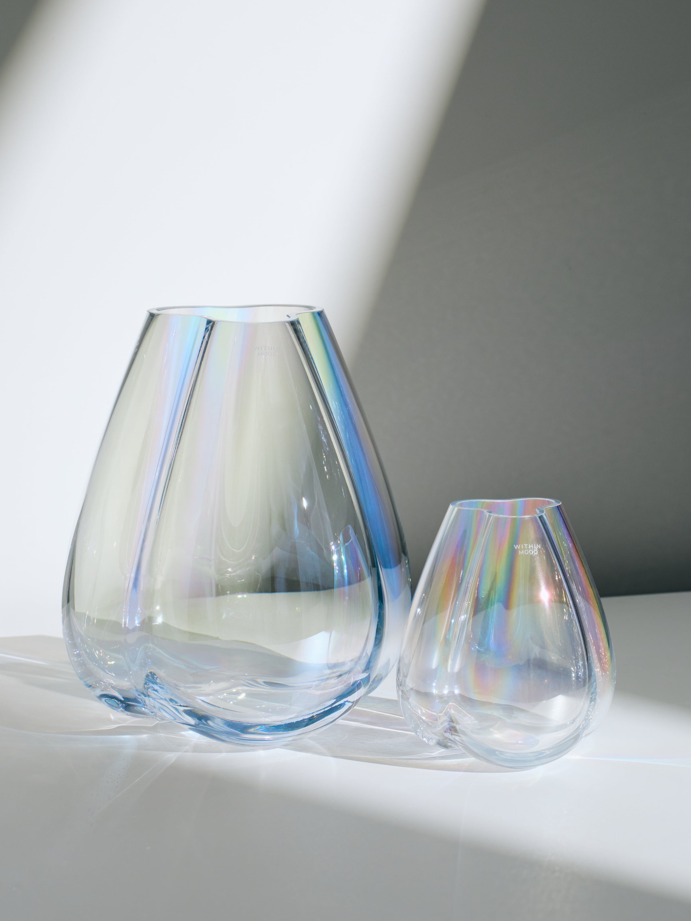 Tulip Vase Bundle, large + mini, mermaid