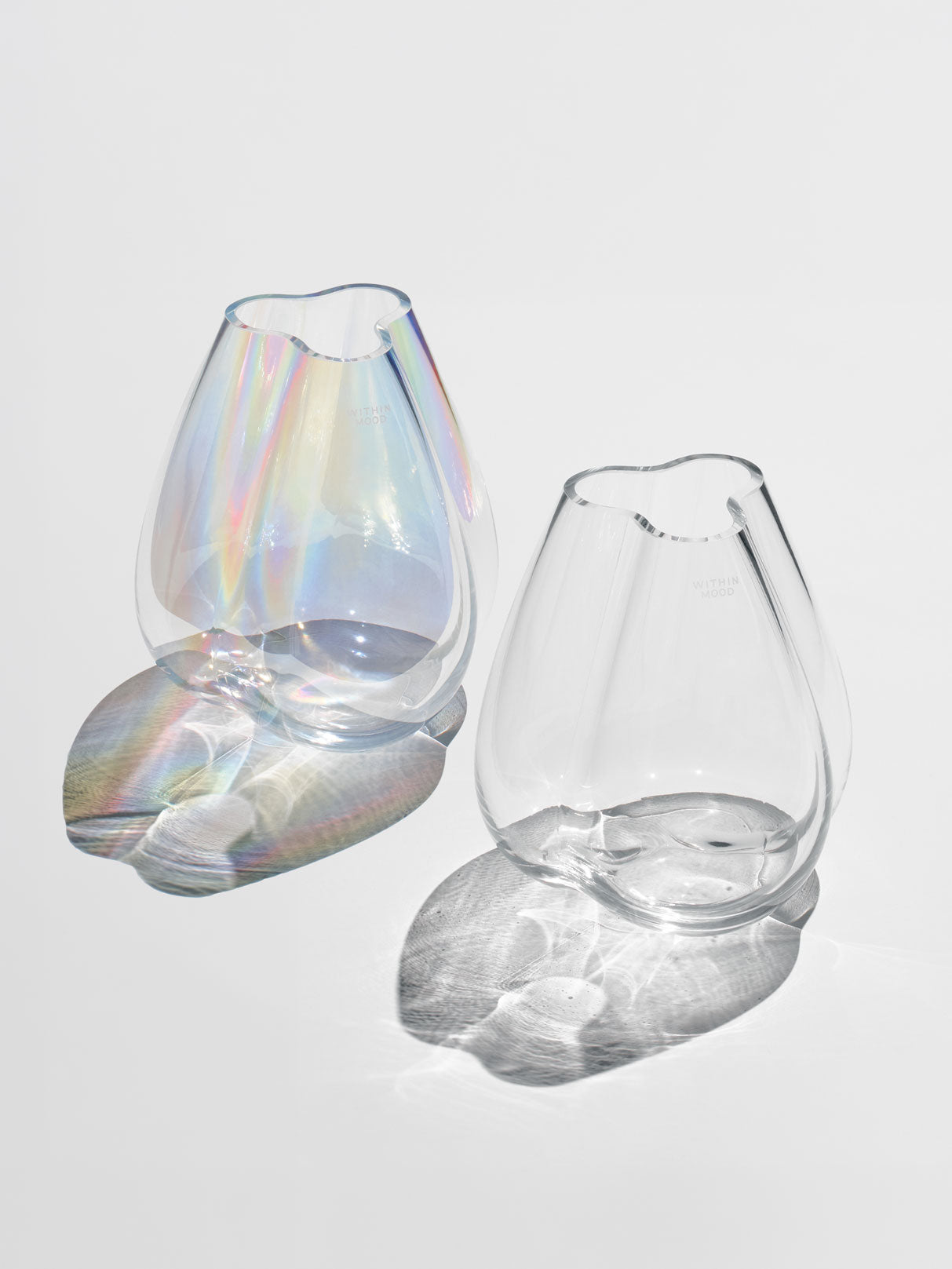 Mini Tulip Vase Bundle, clear + mermaid