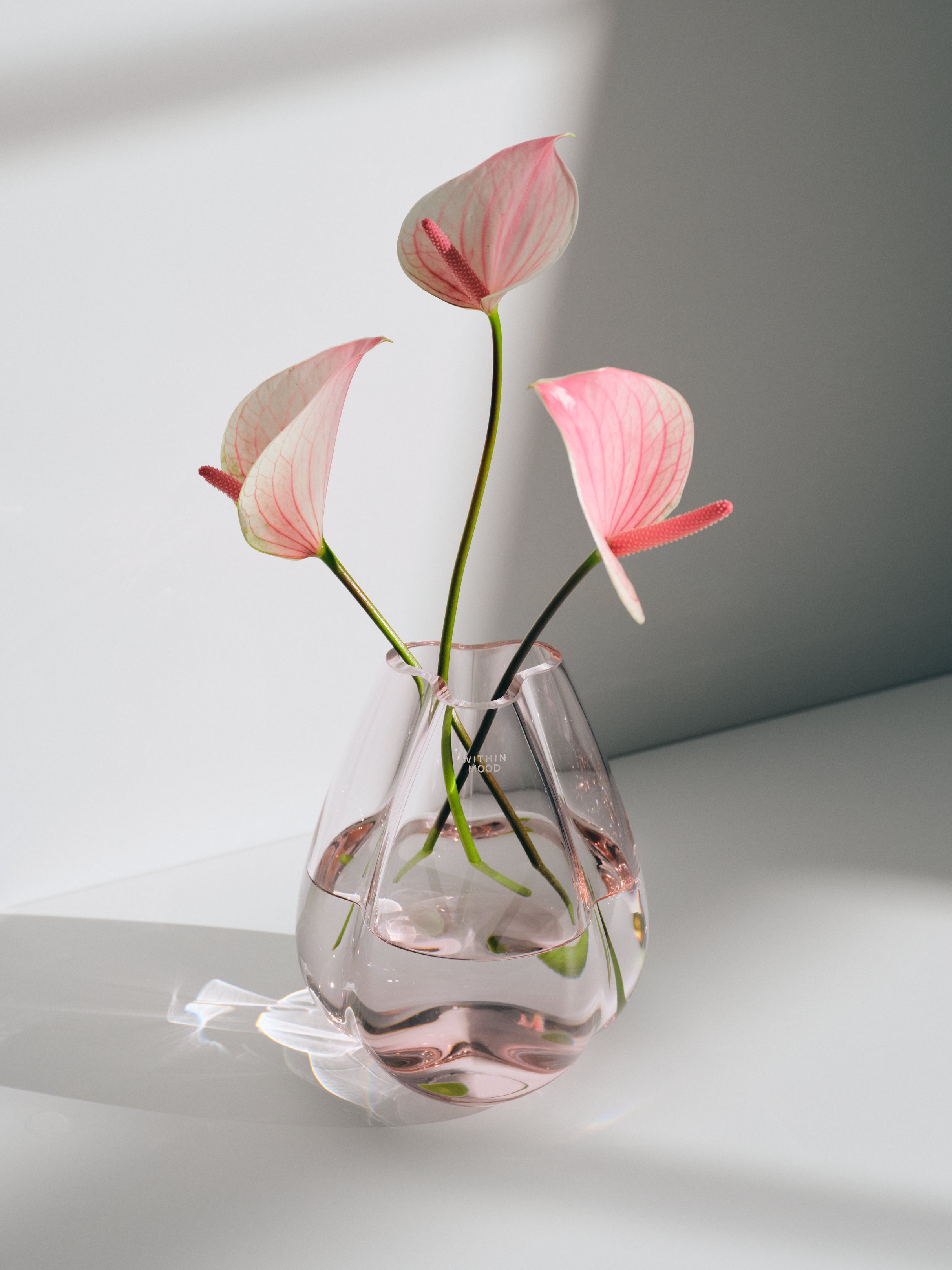 Tulip Vase Bundle, large + mini, pink