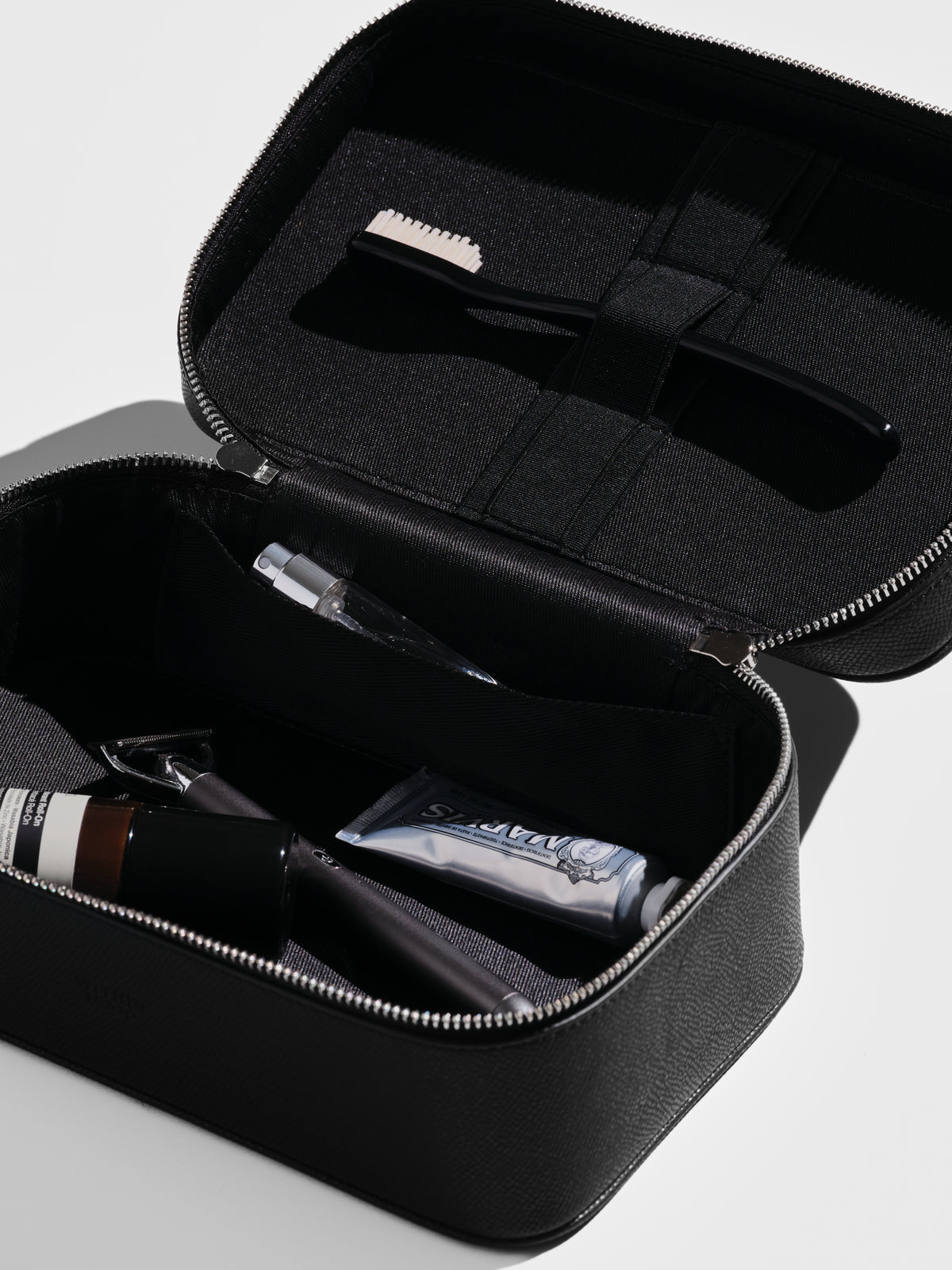 Vanity Case Set, black, small + large