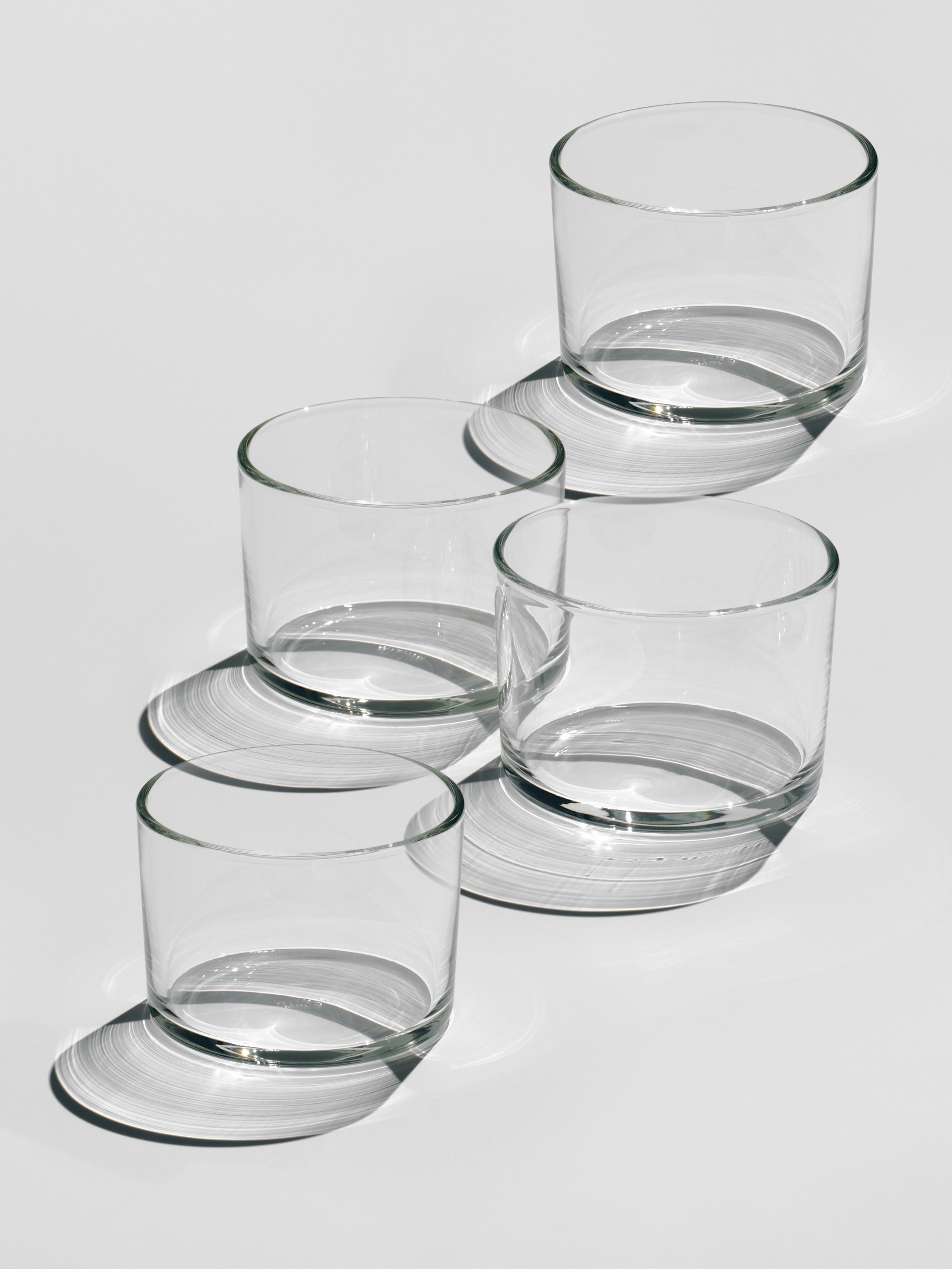 Glass low, set of 4